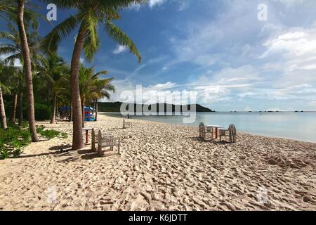 Die Bai Khem Strand ist einer der schönsten Strände der Insel Phu Quoc, Vietnam Stockfoto