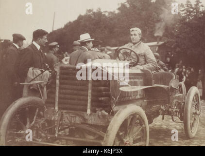 Charles Jarrott au Circuit des Ardennes En 1902 (Sur Panhard) Stockfoto