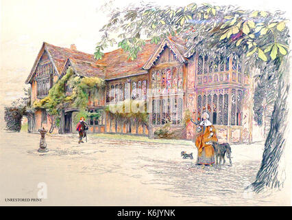 Cecil Aldin alten Herrenhäuser Ockwells Manor Berkshire Stockfoto