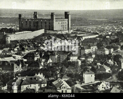 Bratislava, das zu Beginn des 20. Jahrhunderts Stockfoto