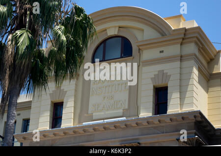 Das Rawson- Institut für Seeleute ein historisches Gebäude, das in den Felsen von Sydney Australien, Australischer, Architektur, historische, Stockfoto