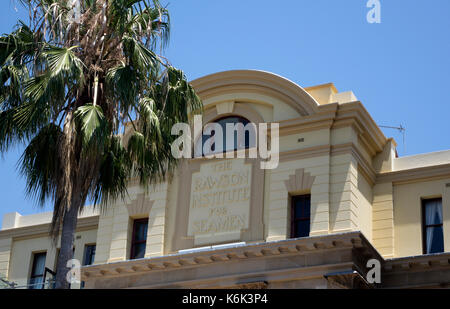 Das Rawson- Institut für Seeleute ein historisches Gebäude, das in den Felsen von Sydney Australien, Australischer, Architektur, historische, Stockfoto