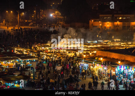 Djemaa el Fna, Marrakech, Maroc Stockfoto