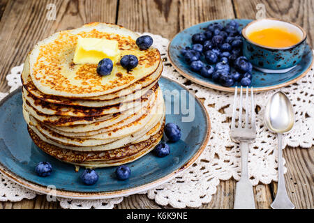 Pfannkuchen für Thanksgiving Dinner. Studio Foto Stockfoto