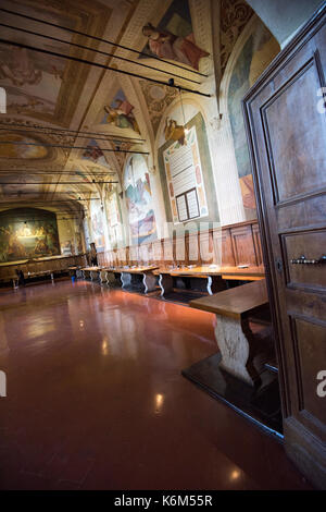 Die Abbazia di Monte Oliveto Maggiore, Toskana Italien Stockfoto