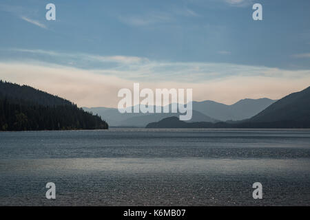 See Kachess im Staat Washington. Stockfoto