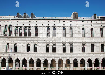 Inneren Hof des Palazzo Ducale (Dogenpalast) in Venedig, Italien Stockfoto