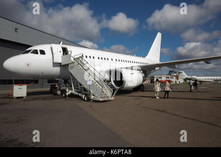 An der Air Charter Expo 2017 am Flughafen London Biggin Hill Stockfoto