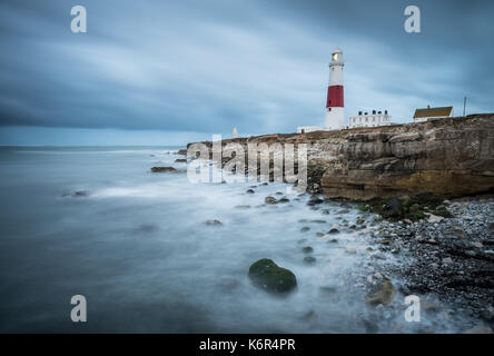 Portland Bill, Dorset. 13. September 2017. UK Wetter. Eine stürmische overcsat und windigen Tag an der Südküste thre. Credit: DTNews/Live Alamy Nachrichten Stockfoto