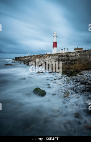 Portland Bill, Dorset. 13. September 2017. UK Wetter. Eine stürmische overcsat und windigen Tag an der Südküste thre. Credit: DTNews/Live Alamy Nachrichten Stockfoto