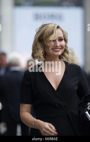 Stockholm, Schweden, 12. September 2017. Eröffnung des Riksdag. Tonights Konzert in der Stockholmer Konzerthalle, anlässlich der Eröffnung des Riksdag.Ebba Busch Thor (KD). Quelle: Barbro Bergfeldt/Alamy Live News Stockfoto