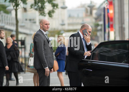 Stockholm, Schweden, 12. September 2017. Bei der Eröffnung des Reichstags. Tonights Konzert in Stockholm Concert Hall, aufgrund der Eröffnung des Reichstags. Credit: barbro bergfeldt/alamy leben Nachrichten Stockfoto