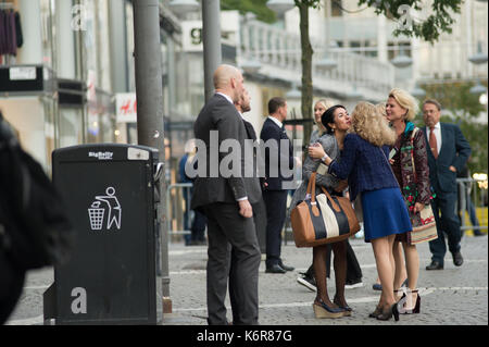 Stockholm, Schweden, 12. September 2017. Bei der Eröffnung des Reichstags. Tonights Konzert in Stockholm Concert Hall, aufgrund der Eröffnung des Reichstags. Credit: barbro bergfeldt/alamy leben Nachrichten Stockfoto
