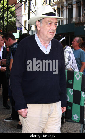 New York, NY, USA. 13 Sep, 2017. Stephen Frears bei AOL BAUEN Förderung der neue Film, Victoria & Abdul in New York City am 13. September 2017. Credit: Rw/Medien Punch/Alamy leben Nachrichten Stockfoto