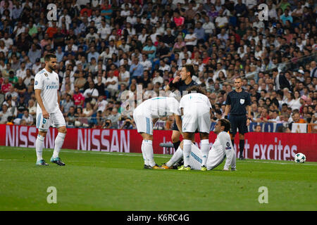 Madrid, Spanien. 14 Sep, 2017. Mateo Kpvacic (23) von Real Madrid Spieler. UCL Champions League zwischen Real Madrid gegen Apoel im Santiago Bernabeu in Madrid, Spanien, 13. September 2017. Credit: Gtres Información más Comuniación auf Linie, S.L./Alamy leben Nachrichten Stockfoto