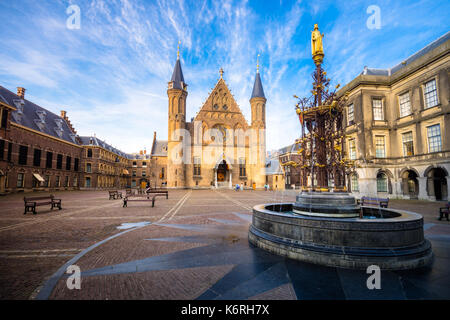 Binnenhof Palace, Ort der niederländischen Parlament in Den Haag (Den Haag), Holland, Niederlande Stockfoto