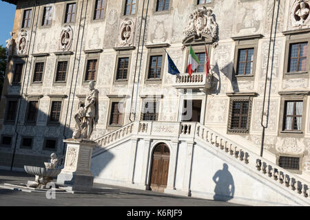 Palazzo della Carovana in der Piazza dei Cavalieri in Pisa, Toskana Italien Europa EU Stockfoto