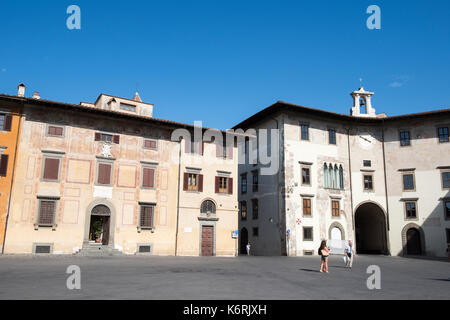 Piazza dei Cavalieri in Pisa, Toskana Italien Europa EU Stockfoto