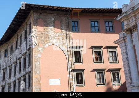 Palazzo della Carovana in der Piazza dei Cavalieri in Pisa, Toskana Italien Europa EU Stockfoto