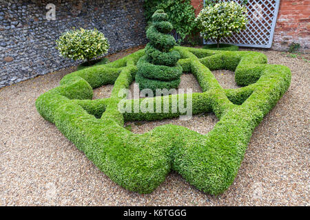 Kleine Halle Haus knot - Garten Lavenham, Suffolk, England Stockfoto