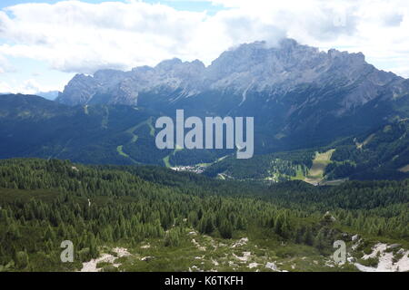 Civetta Bergblick Stockfoto