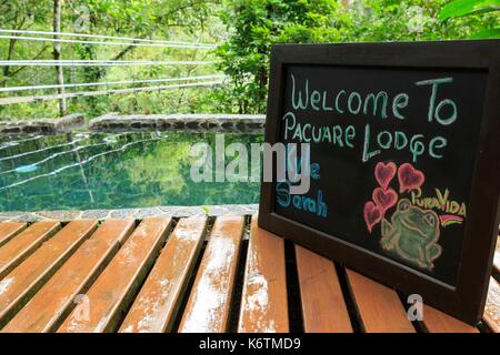 Costa Rica, Provinz Limon Limon, Pacuare Lodge Stockfoto