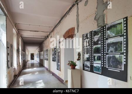 Rumänien, Banat Region, Timisoara, Dauerausstellung von der Revolution von 1989, Innenraum Exponate Stockfoto