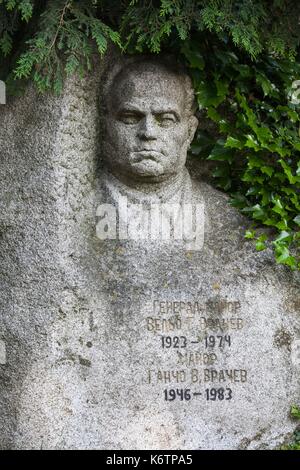 Bulgarien, Zentralen Berge, Koprivshtitsa, Grabstätte von Generalmajor Velyo Vrachev Stockfoto