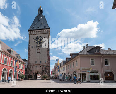 Reisen, Altpörtel - Speyer, Maximilianstraße, Speyer, Rheinland-Pfalz, GER - 09. August 2017 . Das Altpörtel war das westliche Stadttor der Stadt S. Stockfoto