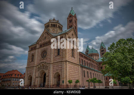 Speyer, Deutschland - Juli 06, Speyer, Stadt. Der Speyerer Dom Stockfoto