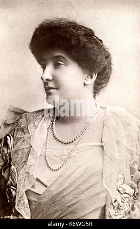 Nellie Melba - Porträt australische Sopranistin (1861-1931). Mit Mathilde Marchesi in Paris studiert. Stockfoto