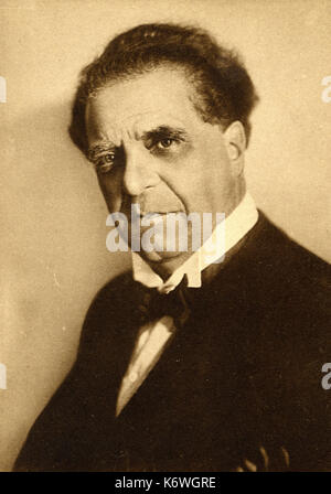 Pietro Mascagni, Italienischer Komponist (1863-1945). Stockfoto