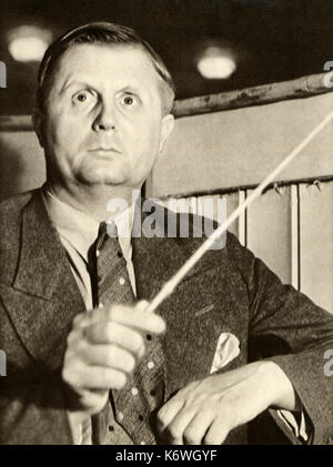 Bosch, Fritz-Holding baton Ca. 1930 von Walter Firner. Deutscher Dirigent (1890-1951) Stockfoto