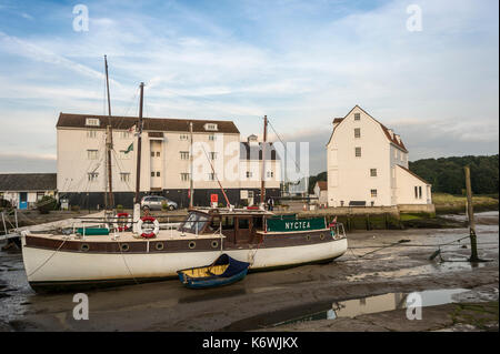 Tide Mill bei Woodbridge in Suffolk auf dem Fluss Jansen Stockfoto