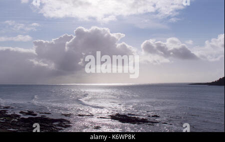 Anfang Herbst an der Südküste von Cornwall Stockfoto