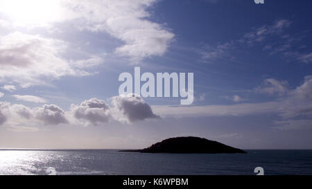 Anfang Herbst an der Südküste von Cornwall Stockfoto