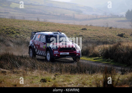 Dixies überqueren, auf halbem Weg 2. WRC 2011. Stockfoto