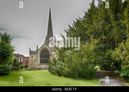 Trowbridge, die Pfarrkirche ST. James' Stockfoto