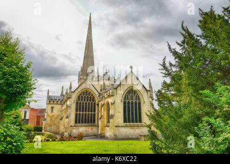 Trowbridge, die Pfarrkirche ST. James' Stockfoto