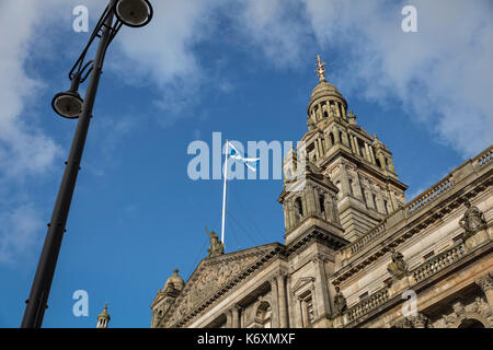 Glasgow City Chambers Gebäude Stockfoto