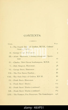 50 Jahre 'Fuchs Jagd mit den Grafton und andere Verpackungen von Jagdhunde BHL 18948985 Stockfoto