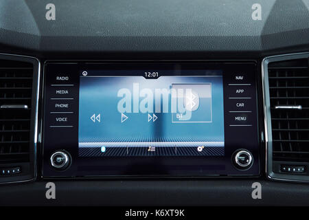 Innenraum - Geräte, das Konzept der Fahrt Stockfoto