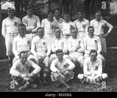 England XV/Frankreich 1914 Stockfoto