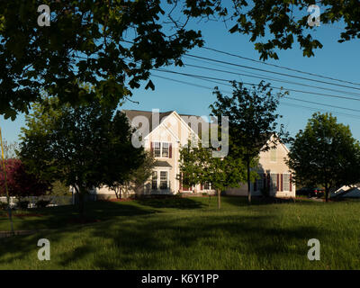 Obere Mittelklasse in Fairport NY. Stockfoto