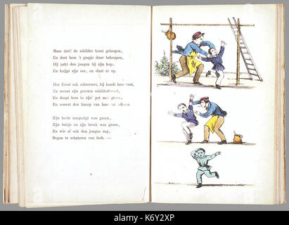 Een Nieuw aardig prentenboek als vervolg op het beroemde Hoogduitsche kinderwerk Der Struwwelpeter PPN 263819787 Bild 4 Stockfoto