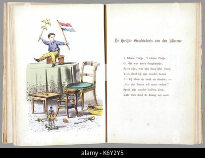 Een Nieuw aardig prentenboek als vervolg op het beroemde Hoogduitsche kinderwerk Der Struwwelpeter PPN 263819787 Bild 5 Stockfoto