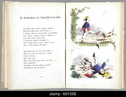 Een Nieuw aardig prentenboek als vervolg op het beroemde Hoogduitsche kinderwerk Der Struwwelpeter PPN 263819787 Bild 8 Stockfoto