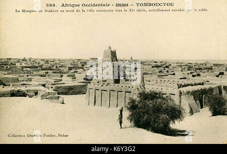 Fortier 368 Timbuktu Sankore Moschee Stockfoto
