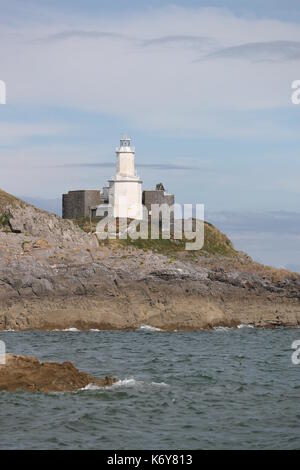 Mumbles Leuchtturm von Armband Bay Stockfoto
