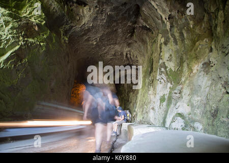 Cuevona de Cuevas del Agua Höhle, Ribadesella; Austurias ; Spanien Stockfoto